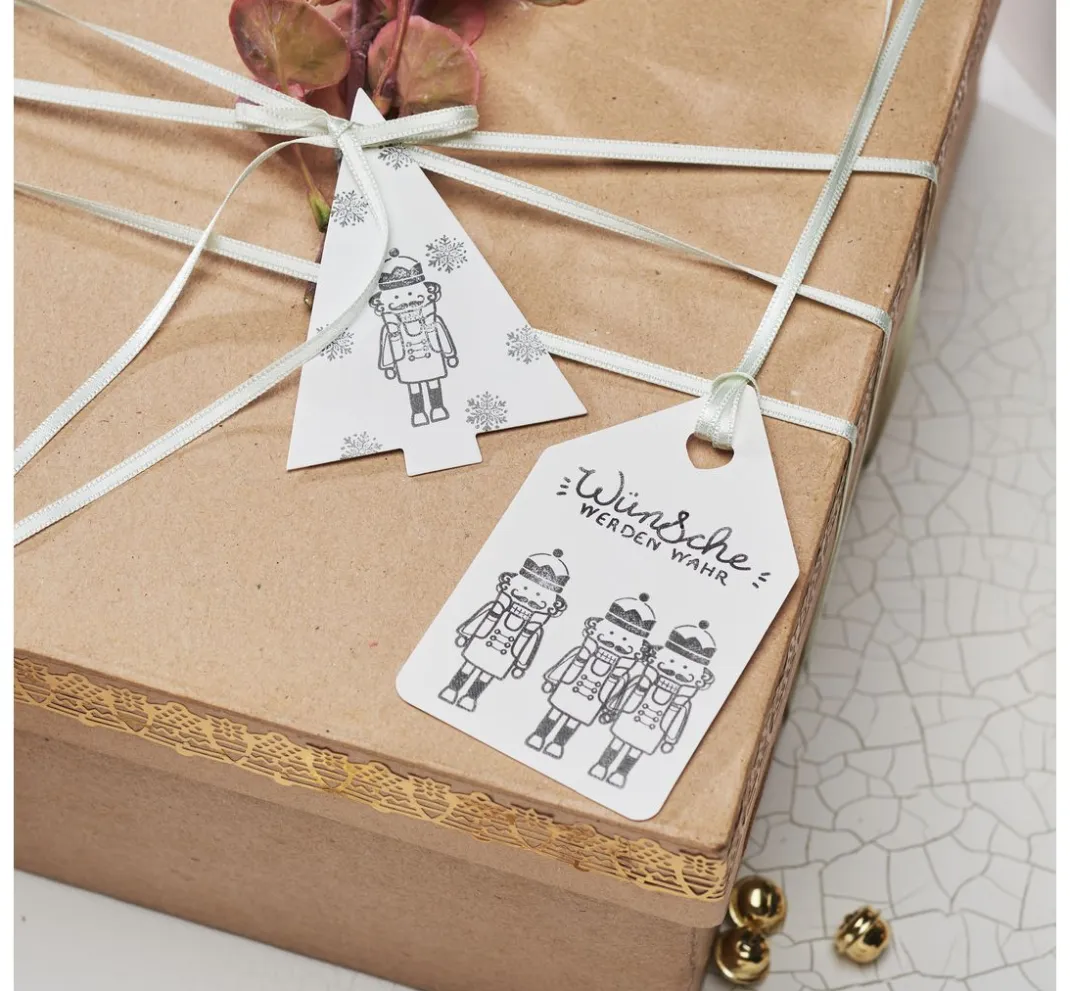 VBS XXL Dekoelemente|Tüten & Anhänger>VBS Geschenk-Anhänger "White Mix"