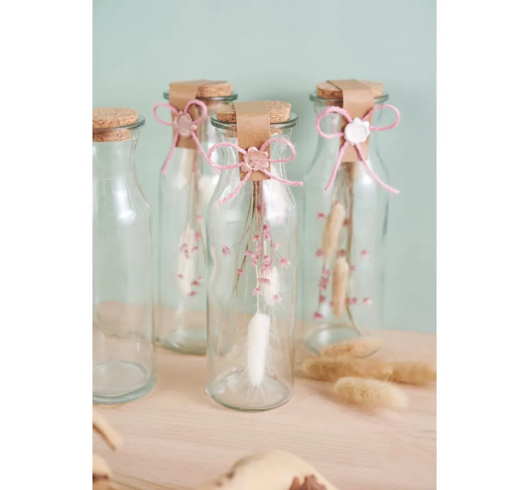 VBS Glasgravur|Glas- & Porzellanmalerei>Glasflaschen "Milk", 3er-Set