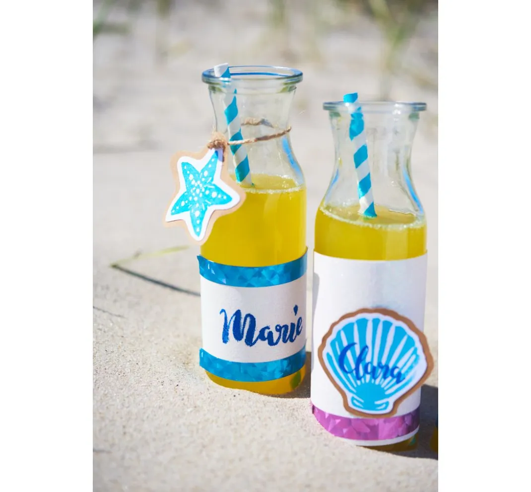 VBS Glasgravur|Glas- & Porzellanmalerei>Glasflaschen "Milk", 3er-Set