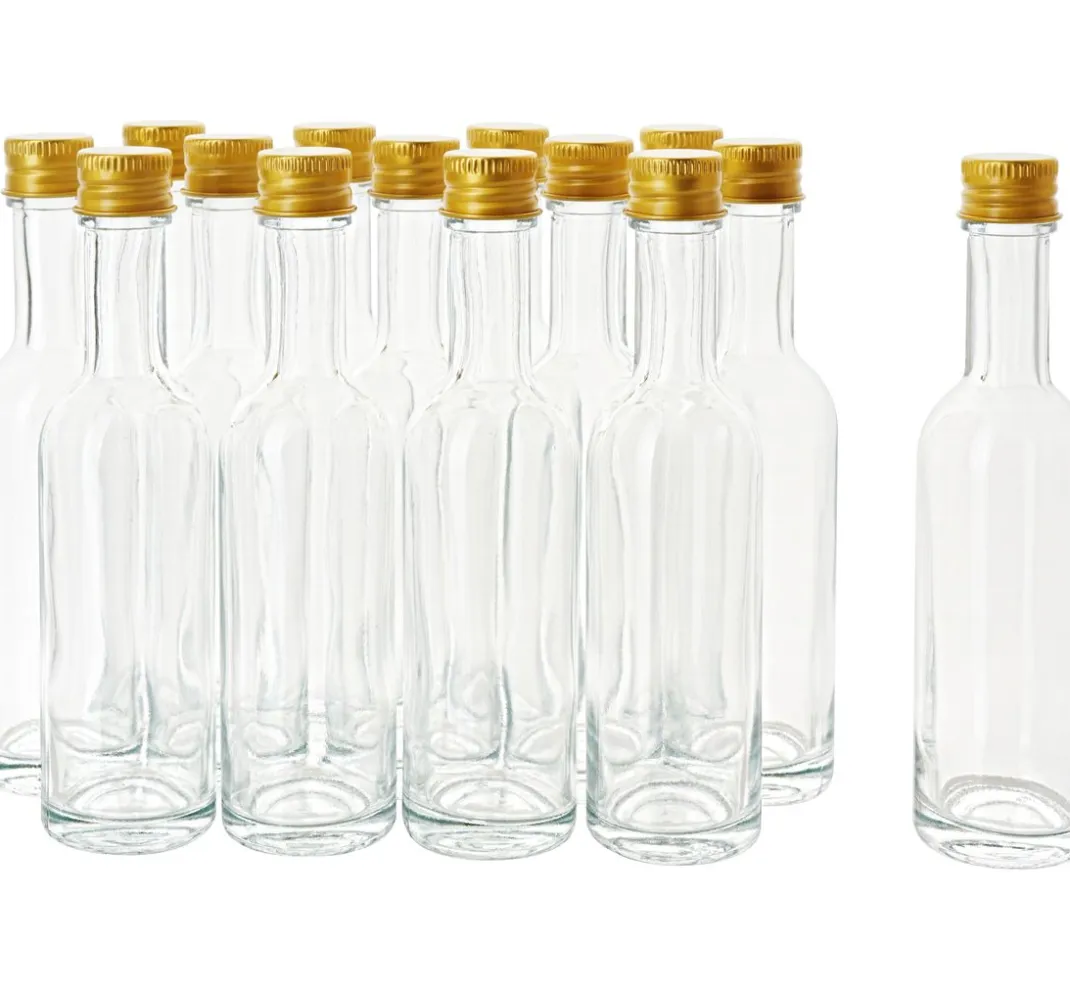 VBS XXL Glasgravur|Glas- & Porzellanmalerei>VBS Glasflaschen mit Schraubverschluss, ca. 60 ml, 14 Stück