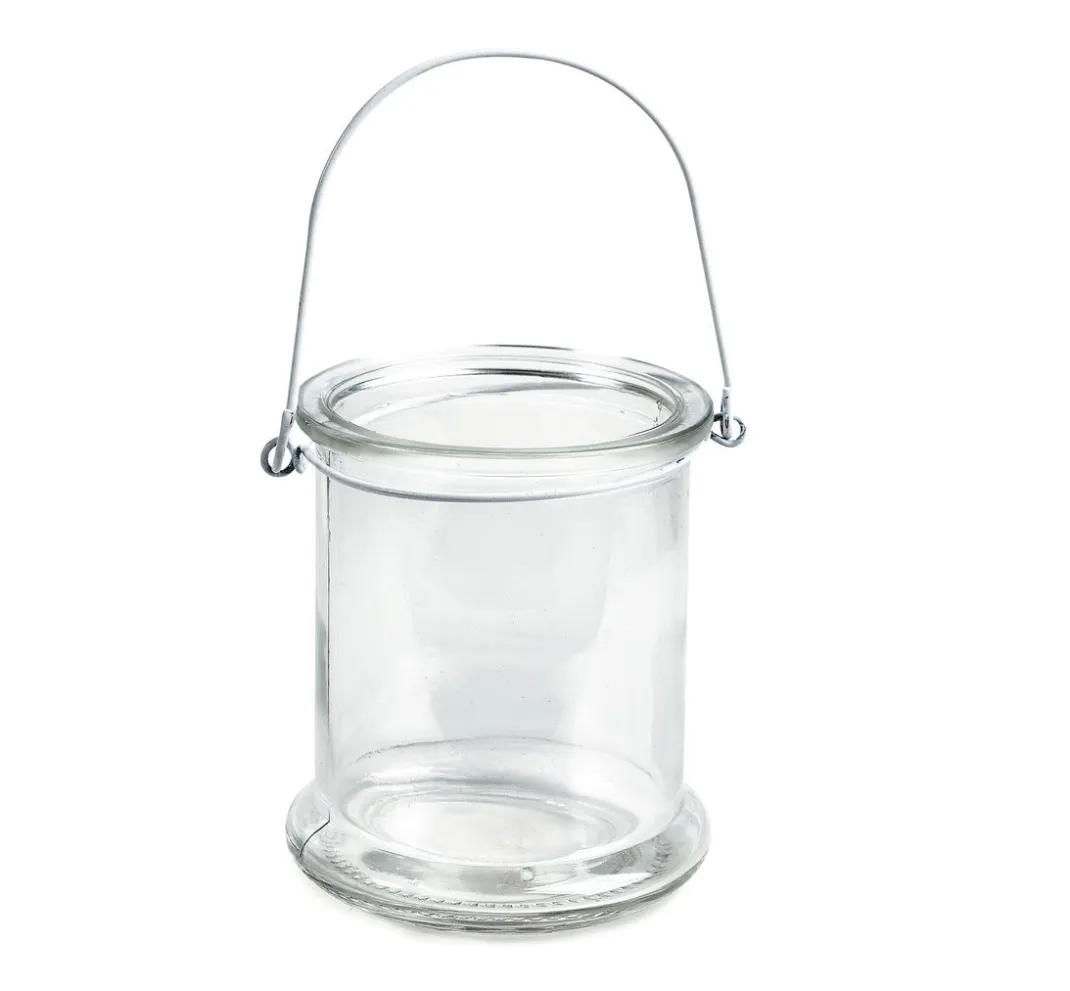 VBS Glasgravur|Glas- & Porzellanmalerei>Glaslaterne mit Metallbügel