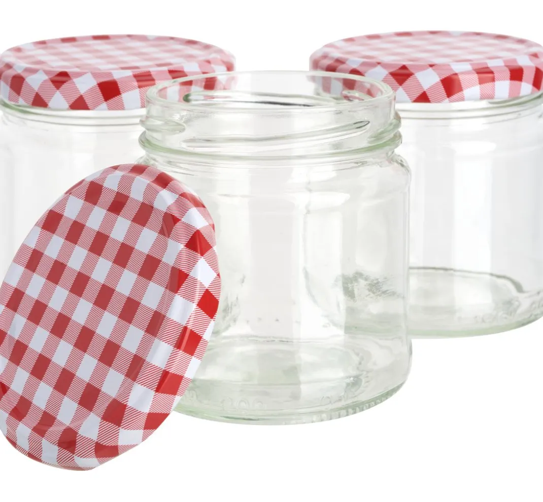 VBS Glas & Porzellan|Mosaik Basteln>Gläser mit Schraubdeckel "Rund", 170 ml