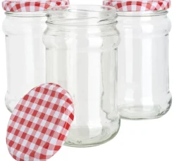 VBS Glas & Porzellan>Gläser mit Schraubdeckel "Rund", 270 ml