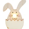 VBS Dekofiguren & -Objekte|Holz, Mdf & Pappmaché>Hase mit LED-Nase