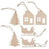 VBS Anhänger|Holz, Mdf & Pappmaché>Holz-Anhänger "Wintermotive"