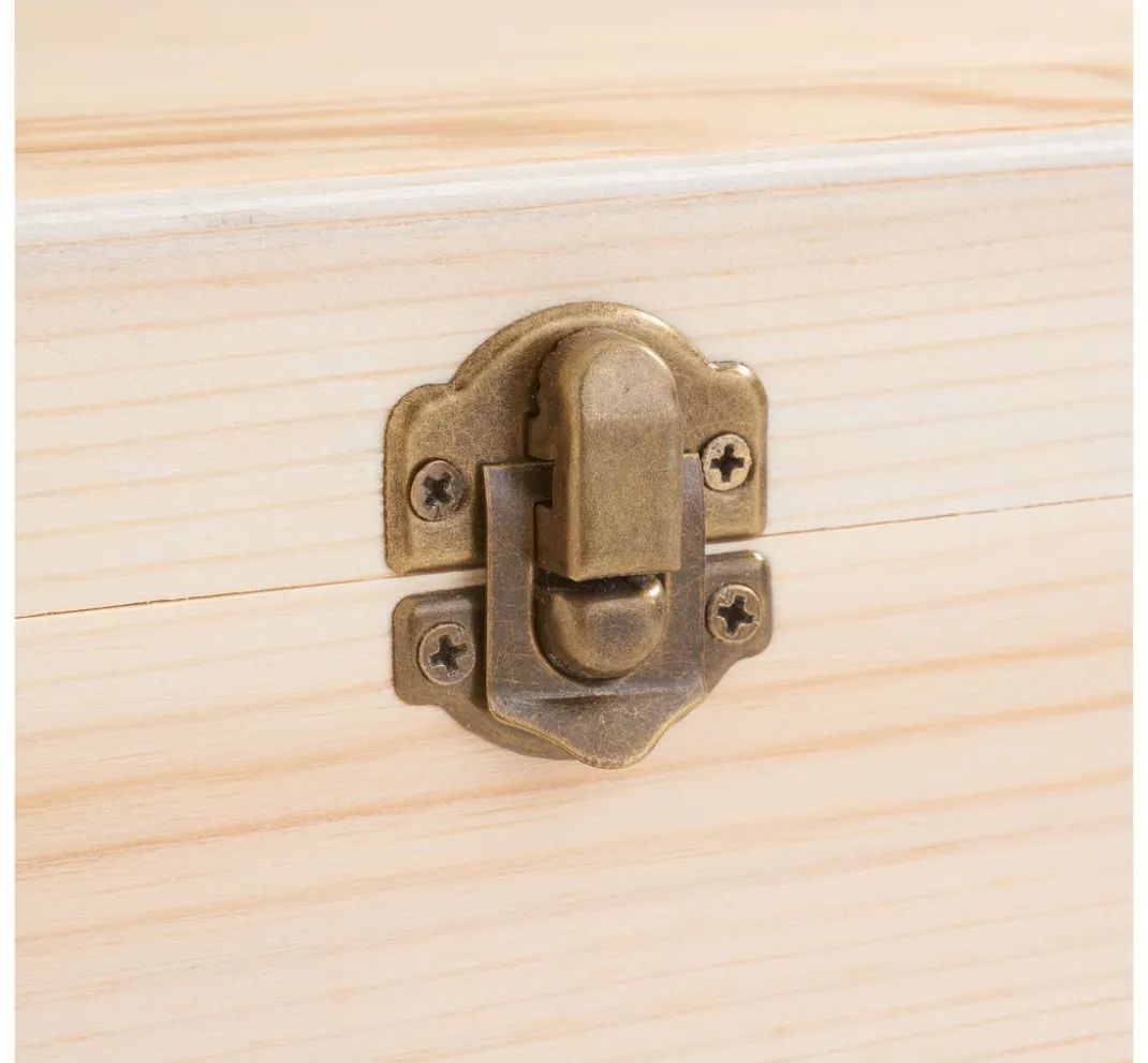 Kinder VBS Holz|Serviettentechnik>Holz-Aufbewahrungsbox "Twin"
