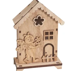 VBS Holz, Mdf & Pappmaché>Holzbausatz Haus "Frühlingsbote"