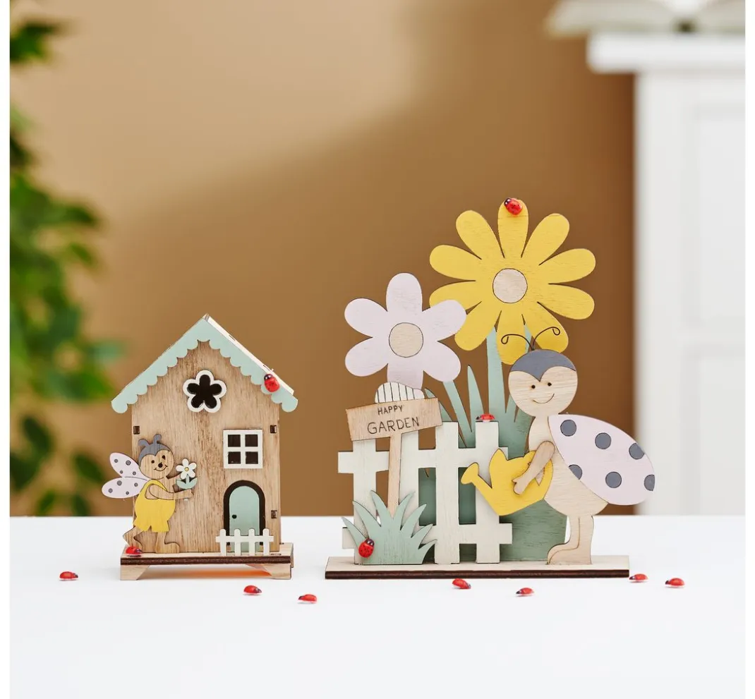 VBS Holz, Mdf & Pappmaché>Holzbausatz Haus "Frühlingsbote"