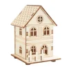 VBS Serviettentechnik|Holz, Mdf & Pappmaché>Holzbausatz "Haus mit Zaun"