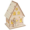 VBS Holz, Mdf & Pappmaché>Holzbausatz "Haus mit Schneemann", inkl. LED