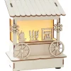VBS Holz, Mdf & Pappmaché>Holzbausatz "Markt-Verkaufsstand", inkl. LED