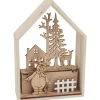 VBS Holz, Mdf & Pappmaché>Holzbausatz "Winterhaus", 9-tlg.