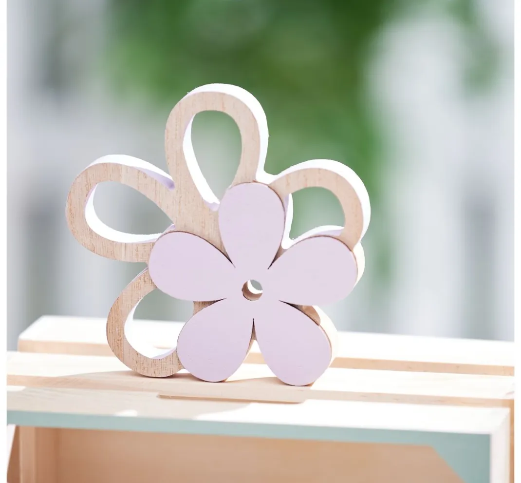 VBS Décopatch|Brandmalerei>Holz-Blume "Duo"