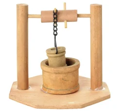 VBS Krippen-Zubehör|Miniaturen>Holz-Brunnen