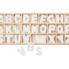VBS Holz, Mdf & Pappmaché>Holz-Buchstaben-Set "Sortiert - Weiß", 156 Stück