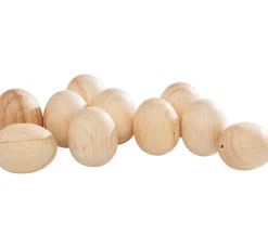 Kinder VBS Holz|Holz, Mdf & Pappmaché>Holz-Ei, gebohrt, 30 x 25 mm