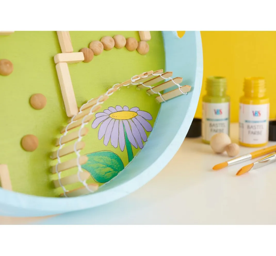 Kinder VBS XXL Holz|Holz, Mdf & Pappmaché>VBS Holz-Halbkugel "Ø 15 mm", 50 Stück