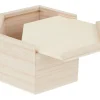 VBS Brandmalerei|Serviettentechnik>Holz-Kästchen mit Schiebedeckel, 6-eckig