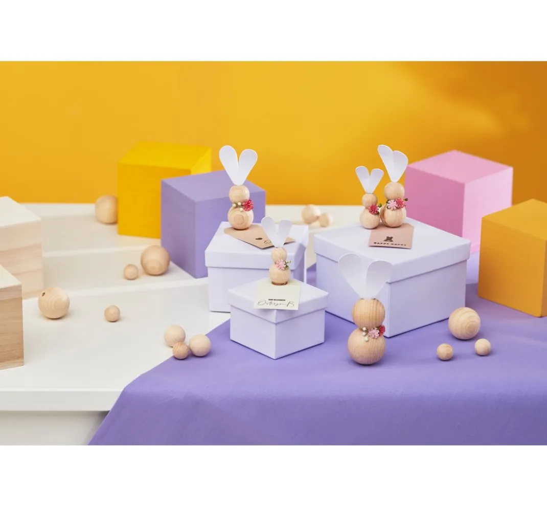 Kinder VBS Holz|Holz, Mdf & Pappmaché>Holzkugeln durchgebohrt "Ø 35 mm"