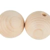 Kinder VBS Holz|Holz, Mdf & Pappmaché>Holzkugeln durchgebohrt "Ø 60 mm"