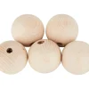 Kinder VBS Holz|Holz, Mdf & Pappmaché>Holzkugeln durchgebohrt "Ø 40 mm"