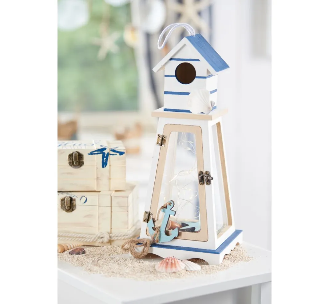 VBS Décopatch|Holz, Mdf & Pappmaché>Holz-Leuchtturm "Stormlight"