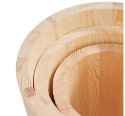 VBS Gefäße|Holz, Mdf & Pappmaché>Holz-Pflanztöpfe, 3er-Set