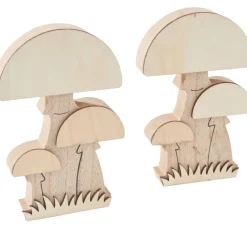 VBS Serviettentechnik|Decoupage>Holz-Pilze, 2 Stück
