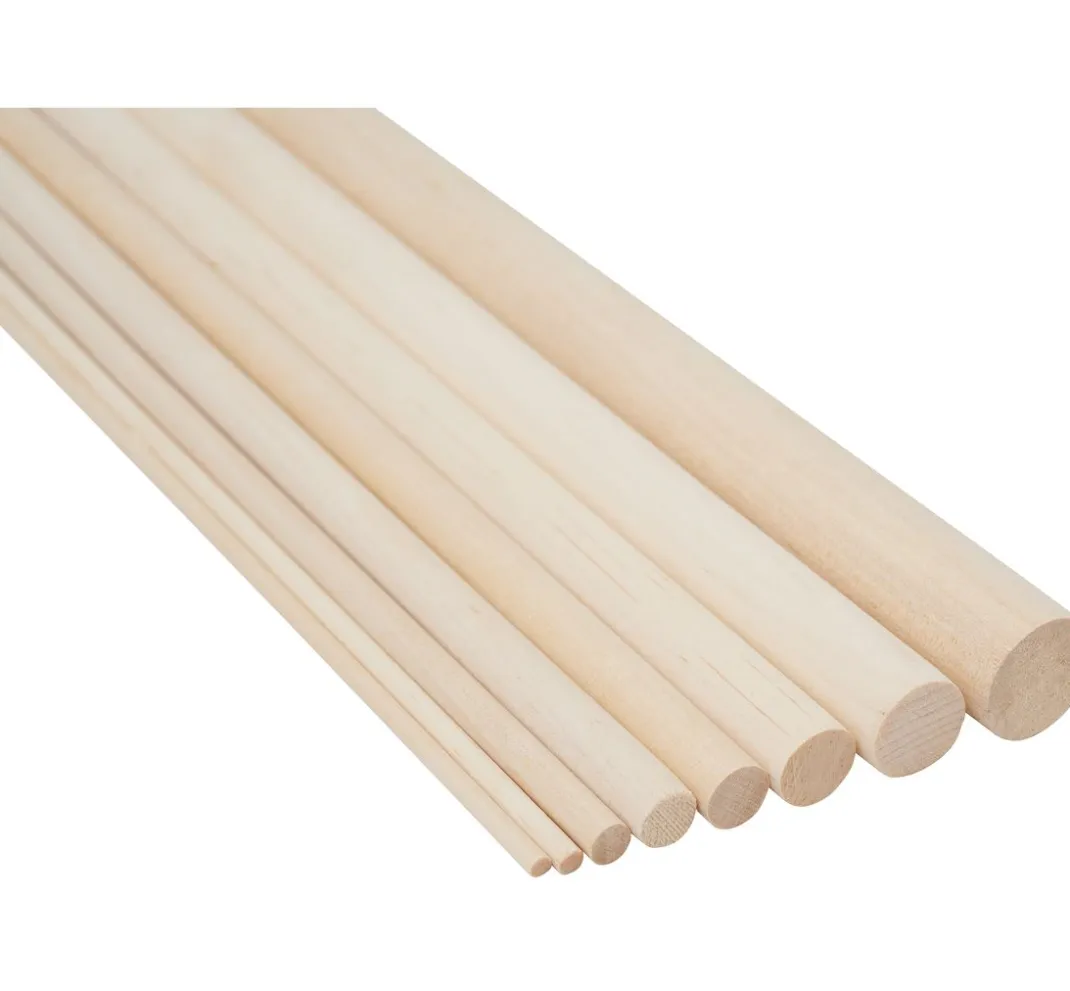 VBS Laubsägen|Holz, Mdf & Pappmaché>Holz-Rundstäbe, 30 cm