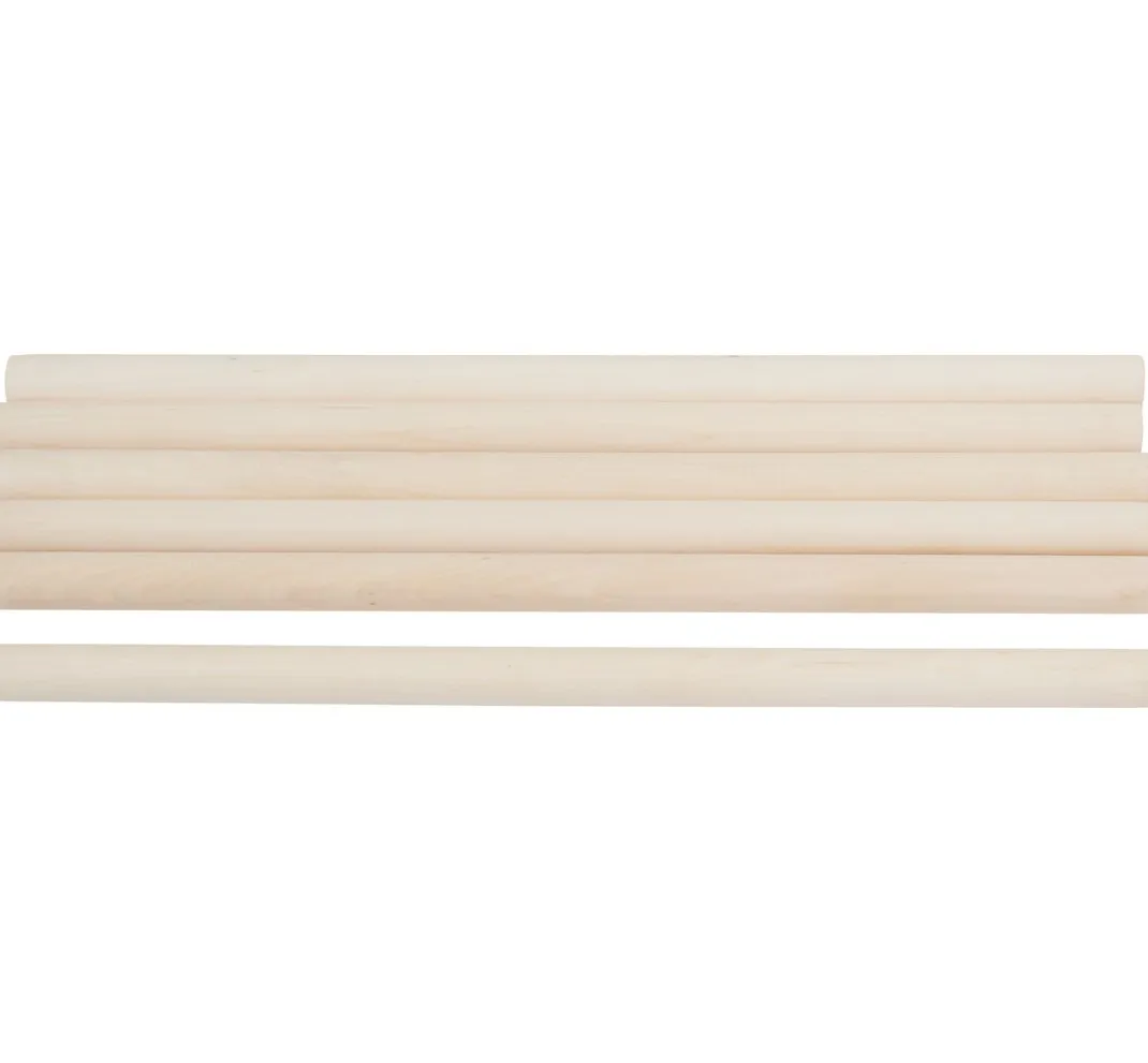 VBS Laubsägen|Holz, Mdf & Pappmaché>Holz-Rundstäbe, 30 cm