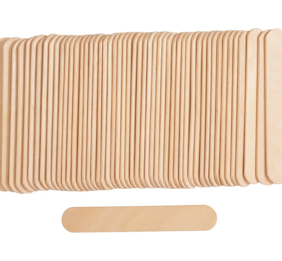 VBS XXL Holz, Mdf & Pappmaché>VBS Holzstäbchen "Birke", 50 Stück