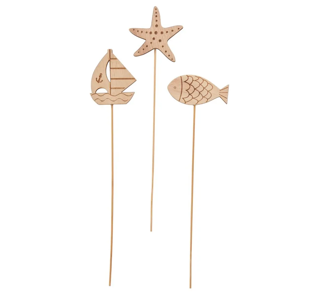 VBS Holz, Mdf & Pappmaché>Holz-Stecker "Maritim"