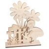 VBS Holz, Mdf & Pappmaché>Holz-Steckmotiv "Frühlingsbote am Gartenzaun"