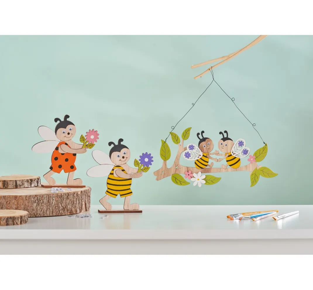 VBS Holz, Mdf & Pappmaché>Holzsteckmotiv "Frühlingsbote"