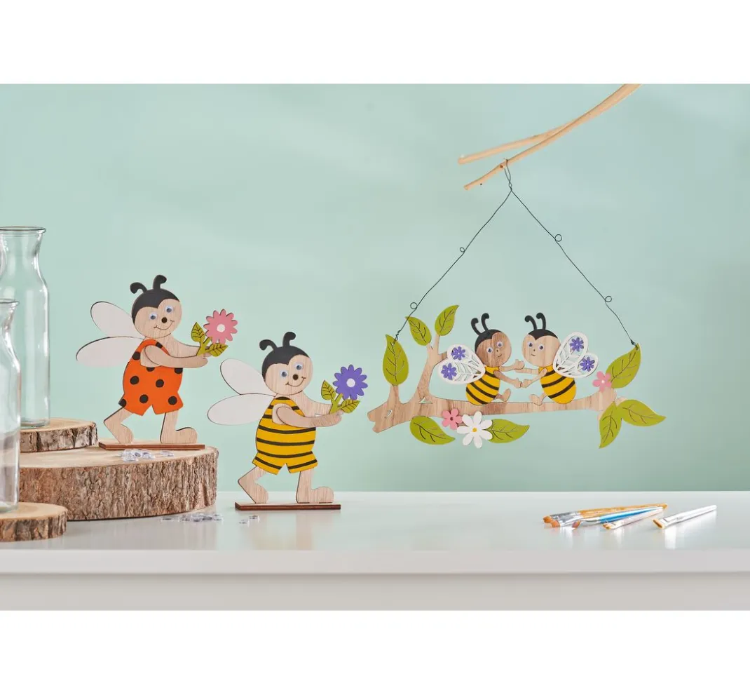 VBS Holz, Mdf & Pappmaché>Holzsteckmotiv "Frühlingsbote"