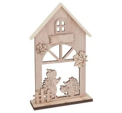 VBS Holz, Mdf & Pappmaché>Holz-Steckmotiv "Igelhaus"