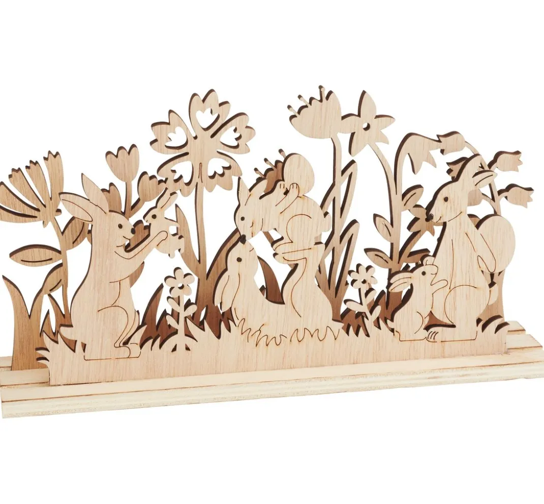 VBS Holz, Mdf & Pappmaché>Holz-Steckmotiv "Osterfreude"