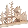 VBS Holz, Mdf & Pappmaché>Holz-Steckmotiv "Rentiere am Waldesrand"