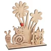 VBS Holz, Mdf & Pappmaché>Holz-Steckmotiv "Schneckengarten"