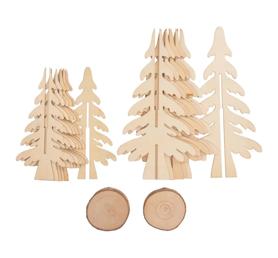 VBS Holz, Mdf & Pappmaché>Holz-Steckmotiv "Tannenbaum"