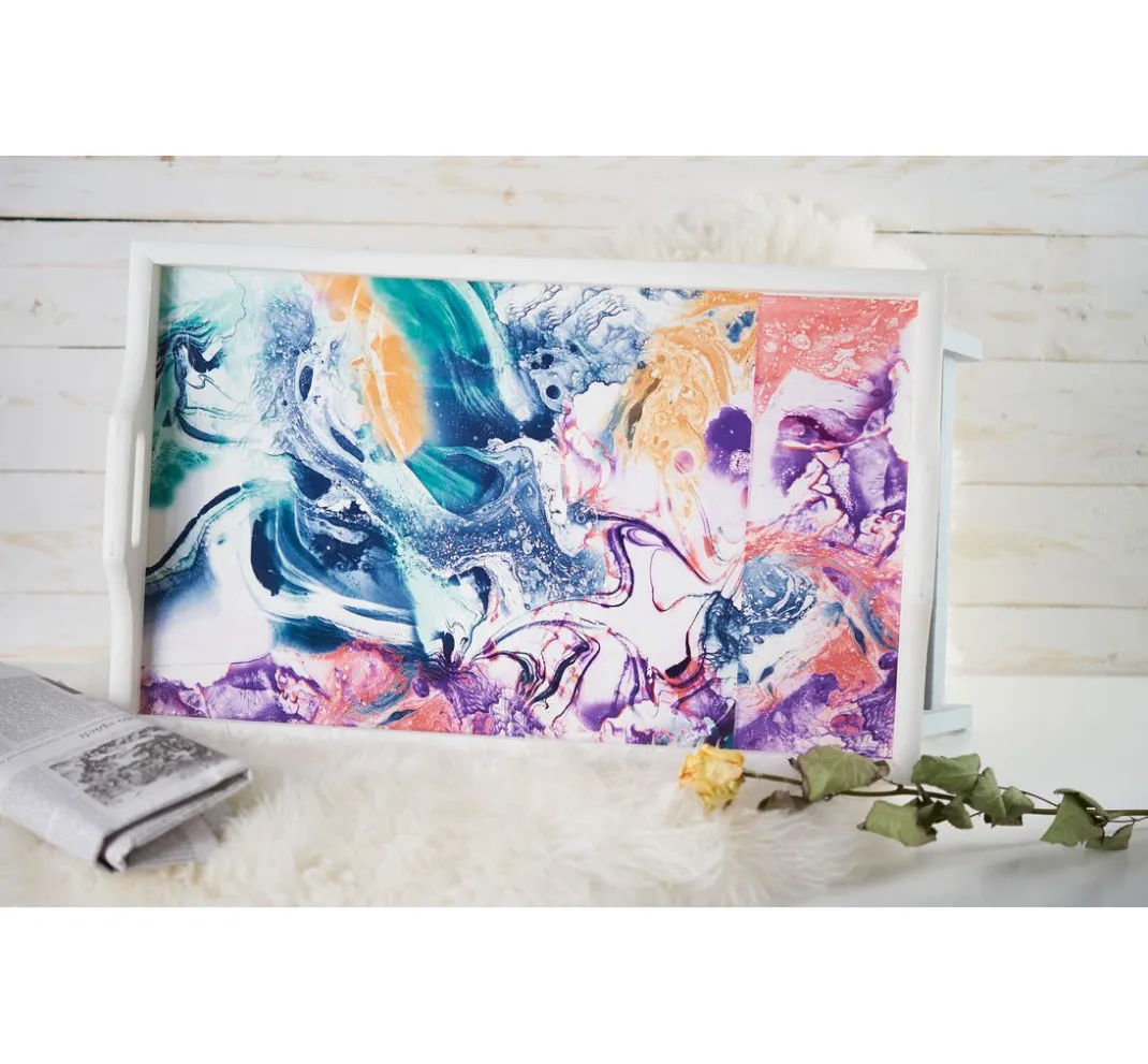 VBS Serviettentechnik|Decoupage>Holz-Stehtablett