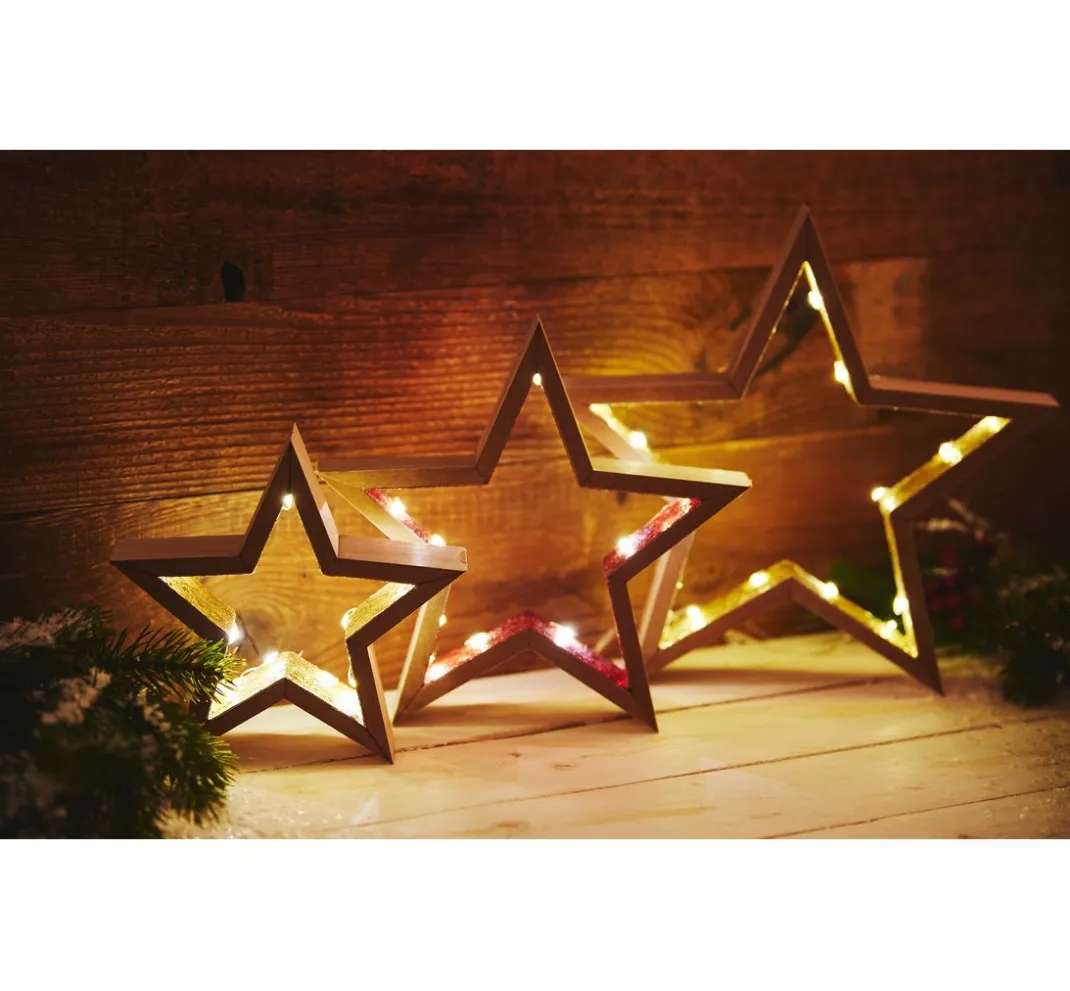 Kinder VBS Holz|Holz, Mdf & Pappmaché>Holz-Sterne "Frame"