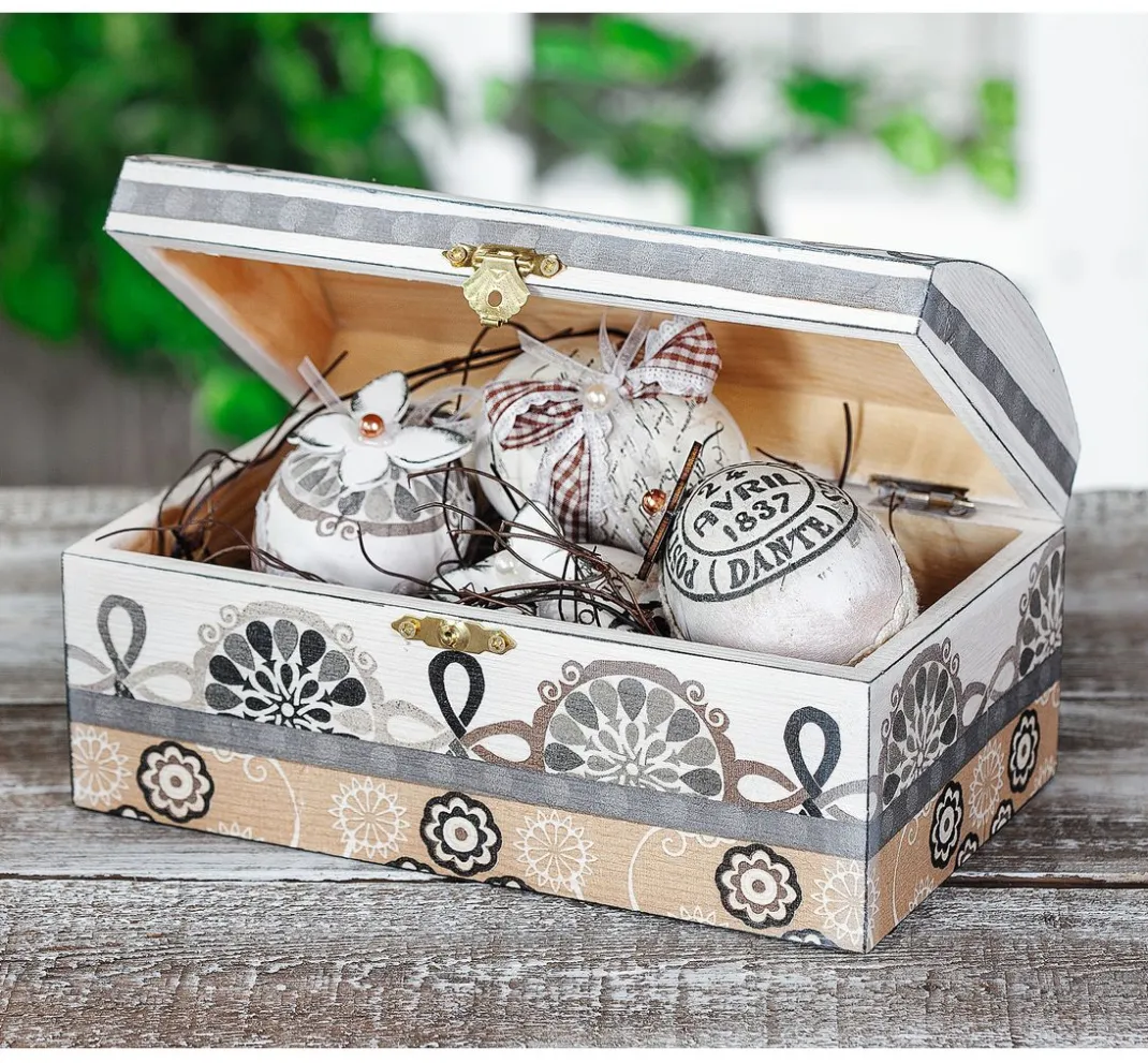 VBS Decoupage|Décopatch>Holztruhe, 19,5 x 11,5 x 9 cm