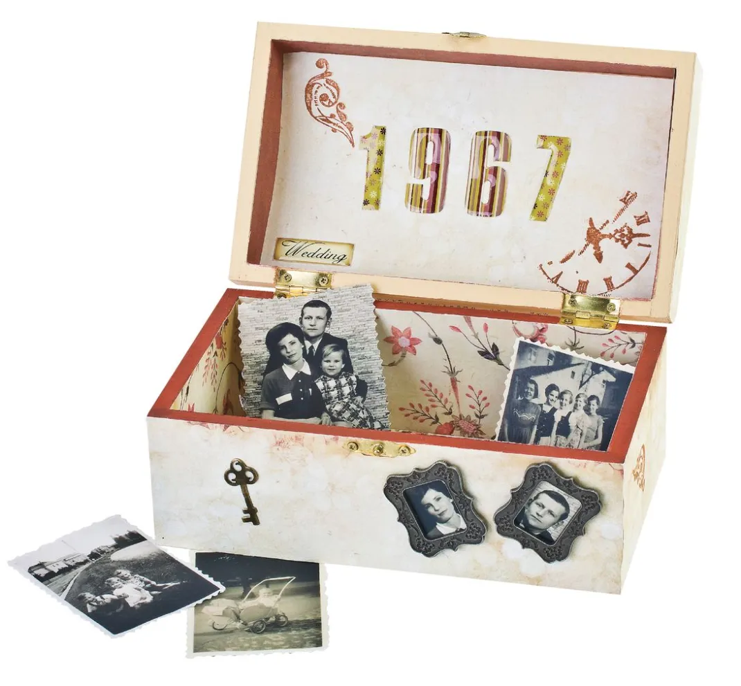 VBS Decoupage|Décopatch>Holztruhe, 19,5 x 11,5 x 9 cm