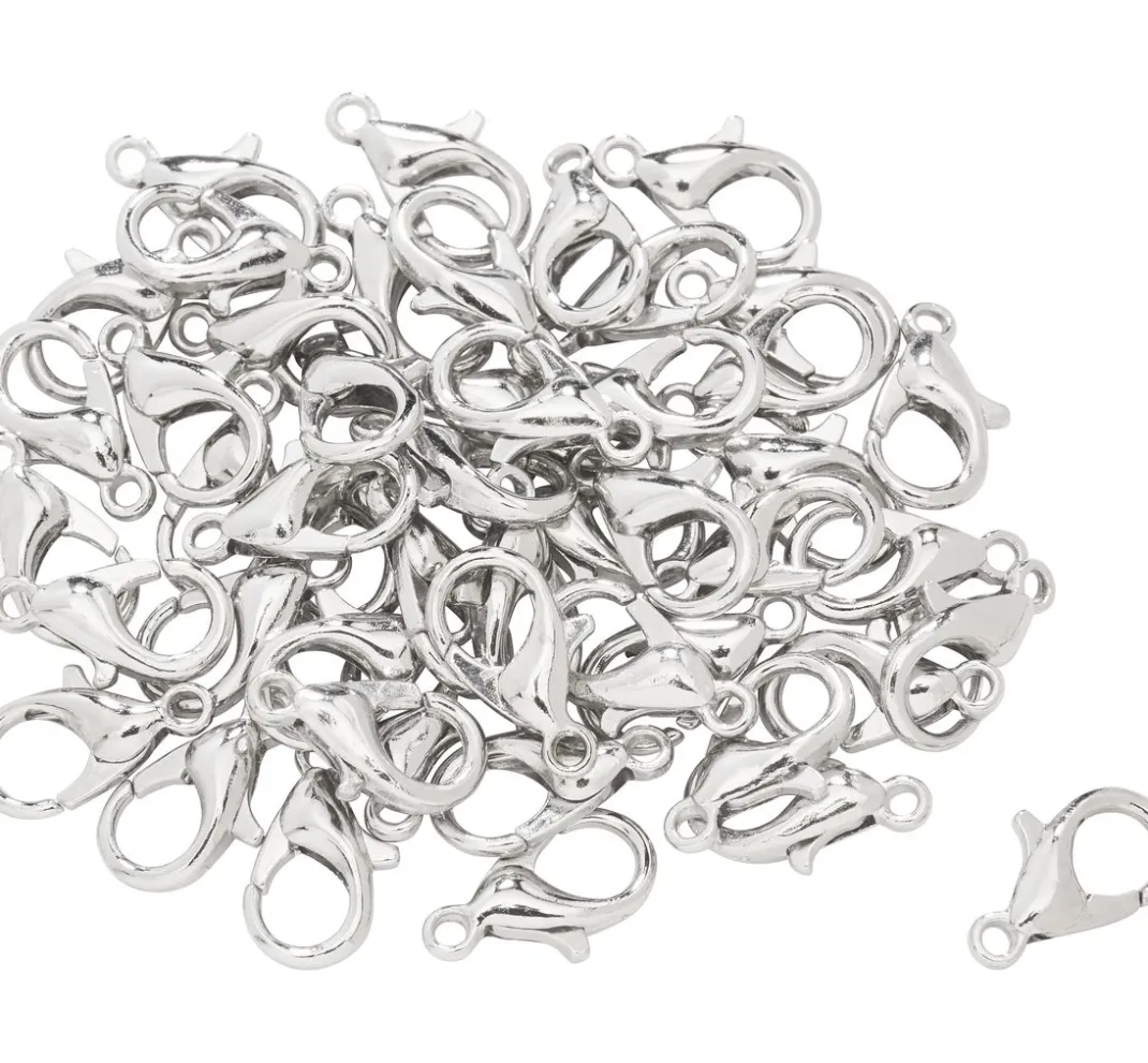 VBS XXL Karabiner>VBS Karabinerverschlüsse "12 mm", 50 Stück