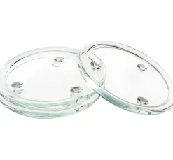 VBS Kerzen Gestalten|Glasgravur>Kerzen Glasuntersetzer, 3 Stück, Ø 13 cm