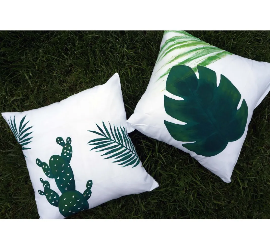 VBS Batik|Textil-Design>Kissenhülle, Weiß, 39 x 39 cm