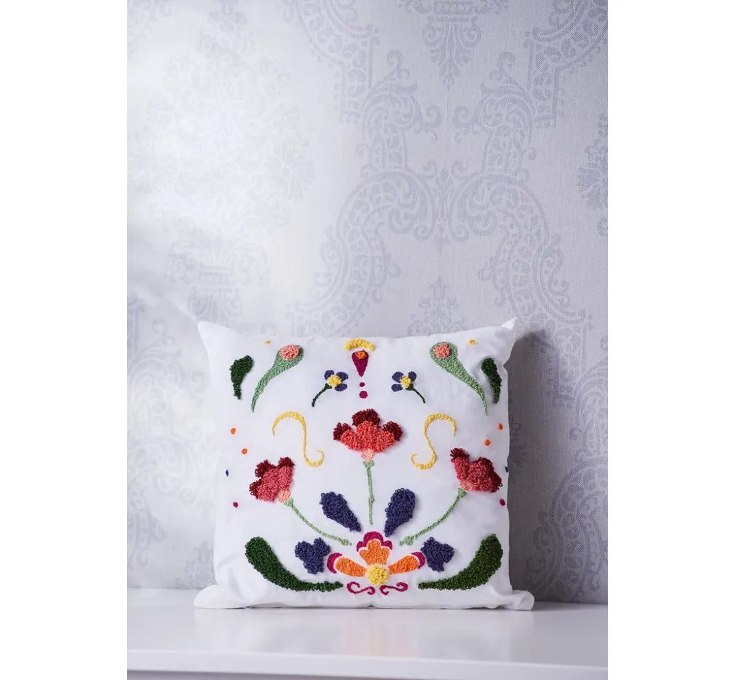VBS Batik|Textil-Design>Kissenhülle, Weiß, 39 x 39 cm
