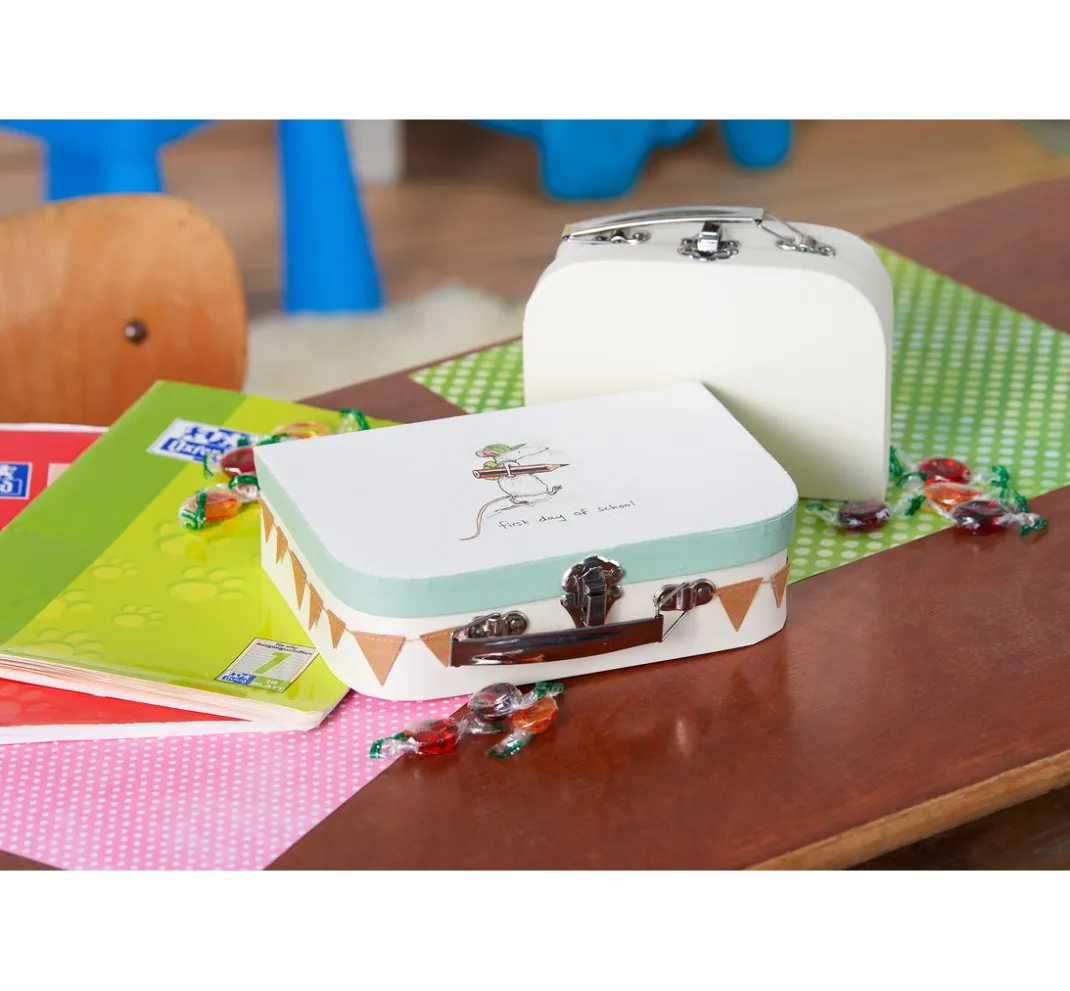 VBS Serviettentechnik|Decoupage>Koffer, 2er-Set, aus cremefarbenem Karton