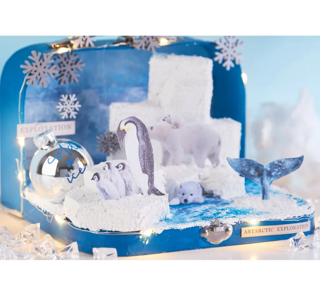 VBS Serviettentechnik|Decoupage>Koffer, 2er-Set, aus cremefarbenem Karton